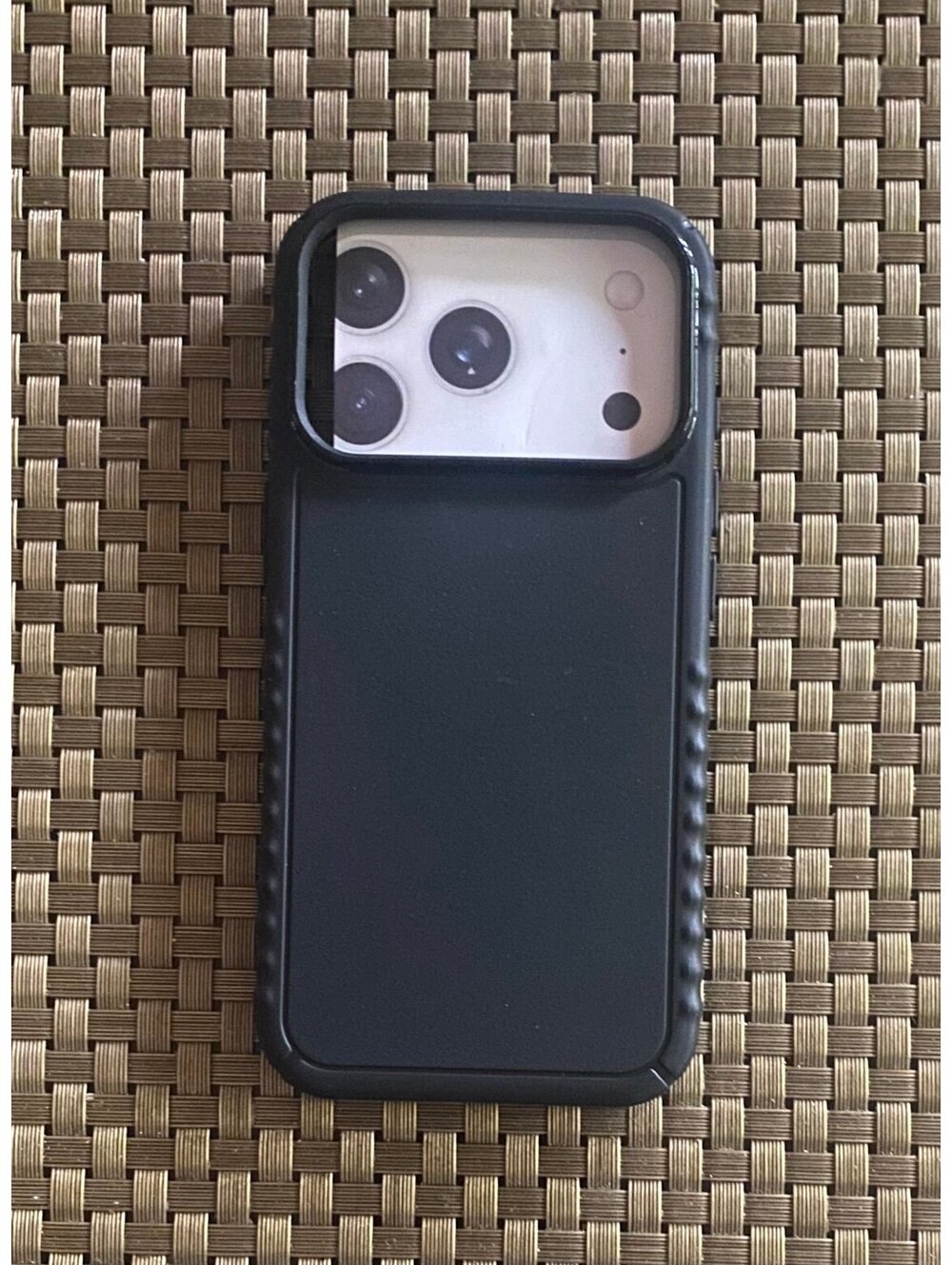 Onn Protective Gel Case for iPhone 17 Pro Black